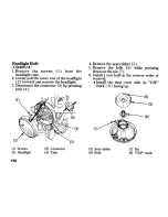 Предварительный просмотр 142 страницы Honda CB400 A Owner'S Manual