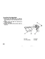 Предварительный просмотр 144 страницы Honda CB400 A Owner'S Manual