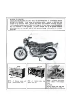 Предварительный просмотр 2 страницы Honda CB500T Set-Up & Workshop Manual