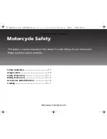 Предварительный просмотр 5 страницы Honda CB650F Owner'S Manual