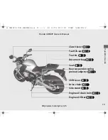 Предварительный просмотр 22 страницы Honda CB650F Owner'S Manual