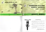 Honda CB72 Owner'S Manual предпросмотр