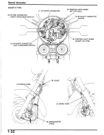 Предварительный просмотр 26 страницы Honda CB750F2 Manual