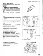 Предварительный просмотр 71 страницы Honda CB750F2 Manual