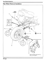 Предварительный просмотр 126 страницы Honda CB750F2 Manual