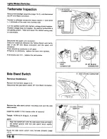 Предварительный просмотр 184 страницы Honda CB750F2 Manual