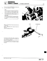 Предварительный просмотр 17 страницы Honda CB900C User Manual