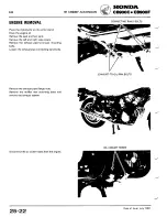 Предварительный просмотр 22 страницы Honda CB900C User Manual