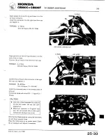 Предварительный просмотр 33 страницы Honda CB900C User Manual