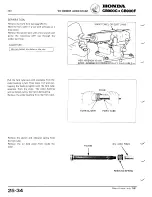 Предварительный просмотр 34 страницы Honda CB900C User Manual