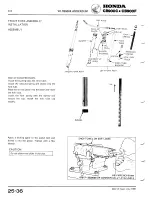 Предварительный просмотр 36 страницы Honda CB900C User Manual