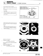 Предварительный просмотр 43 страницы Honda CB900C User Manual