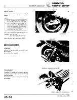 Предварительный просмотр 44 страницы Honda CB900C User Manual