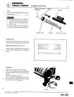 Предварительный просмотр 45 страницы Honda CB900C User Manual