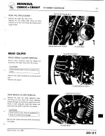 Предварительный просмотр 51 страницы Honda CB900C User Manual