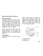 Предварительный просмотр 61 страницы Honda CB900F Hornet Owner'S Manual