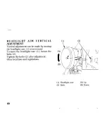 Предварительный просмотр 72 страницы Honda CB900F Hornet Owner'S Manual