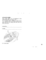 Предварительный просмотр 93 страницы Honda CB900F Hornet Owner'S Manual