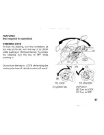 Предварительный просмотр 63 страницы Honda CBF 10000 Owner'S Manual