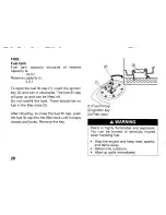 Предварительный просмотр 40 страницы Honda CBF1000 A Owner'S Manual