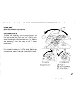 Предварительный просмотр 59 страницы Honda CBF1000 A Owner'S Manual