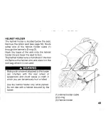 Предварительный просмотр 61 страницы Honda CBF1000 A Owner'S Manual