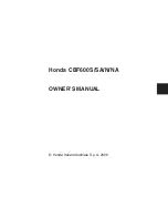 Preview for 5 page of Honda CBF600N 2006 Owner'S Manual