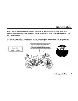 Предварительный просмотр 17 страницы Honda CBR 125RW 2007 Owner'S Manual