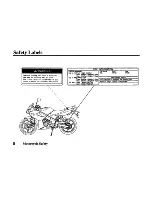 Предварительный просмотр 18 страницы Honda CBR 125RW 2007 Owner'S Manual