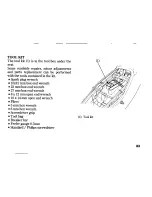 Предварительный просмотр 71 страницы Honda CBR1100XX Owner'S Manual