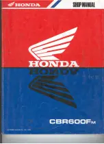 Honda CBR600F Shop Manual предпросмотр