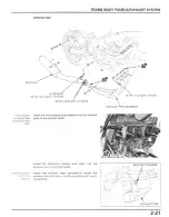 Предварительный просмотр 66 страницы Honda CBR600F4I 2001 Service Manual