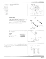 Предварительный просмотр 384 страницы Honda CBR600F4I 2001 Service Manual