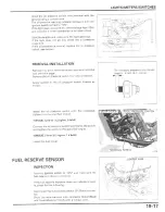 Предварительный просмотр 477 страницы Honda CBR600F4I 2001 Service Manual