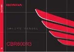 Предварительный просмотр 1 страницы Honda CBR600R3 Owner'S Manual