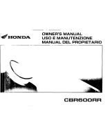 Honda CBR600RP Owner'S Manual предпросмотр