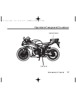 Предварительный просмотр 22 страницы Honda CBR600RR 2007 Owner'S Manual