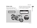 Предварительный просмотр 9 страницы Honda CBR650F 2014 Owner'S Manual