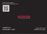 Предварительный просмотр 135 страницы Honda CBR650RA Owner'S Manual