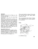 Предварительный просмотр 41 страницы Honda CBR6OOF Owner'S Manual