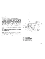 Предварительный просмотр 47 страницы Honda CBR6OOF Owner'S Manual