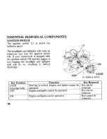 Предварительный просмотр 58 страницы Honda CBR6OOF Owner'S Manual