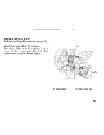 Предварительный просмотр 115 страницы Honda CBR6OOF Owner'S Manual