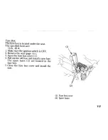 Предварительный просмотр 129 страницы Honda CBR6OOF Owner'S Manual