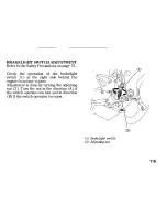 Предварительный просмотр 131 страницы Honda CBR6OOF Owner'S Manual