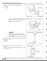 Предварительный просмотр 219 страницы Honda CBR900 Service Manual