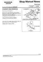 Предварительный просмотр 6 страницы Honda CBR900RR FIRE BLADE Shop Manual