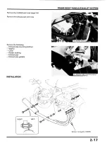 Предварительный просмотр 55 страницы Honda CBR900RR FIRE BLADE Shop Manual