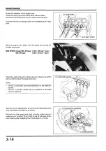 Предварительный просмотр 70 страницы Honda CBR900RR FIRE BLADE Shop Manual