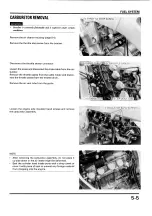 Предварительный просмотр 103 страницы Honda CBR900RR FIRE BLADE Shop Manual